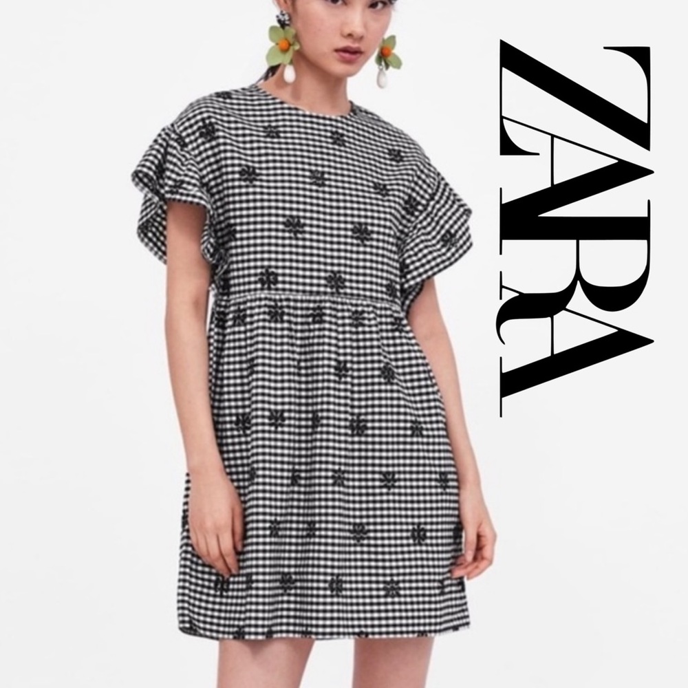 Zara | Gingham Dress - Picture 8 of 12